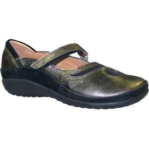Naot Womens Matai Metal Black Suede Shoes, Size 42 M   11410 420