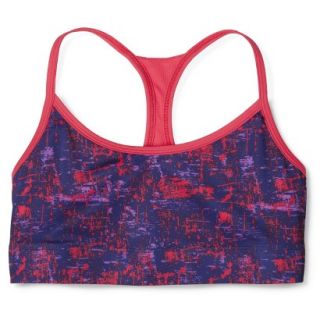 C9 by Champion Womens Reversible Print Compression Cami Bra   Pink/Blue M