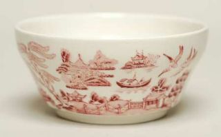 Churchill China Willow Rosa (Pink)(England) Open Sugar Bowl, Fine China Dinnerwa
