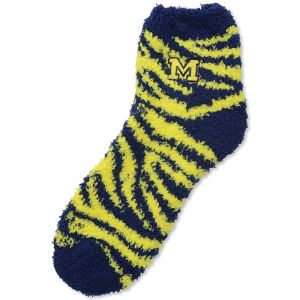 Michigan Wolverines For Bare Feet Sleep Soft Zebra 109