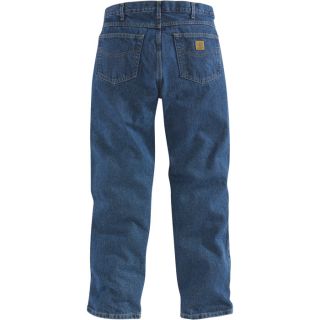 Carhartt Relaxed Fit Tapered Leg Jean   Stonewash, 30 Inch Waist x 30 Inch