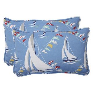 Outdoor 2 Piece Rectangular Throw Pillow Set   Set Sail
