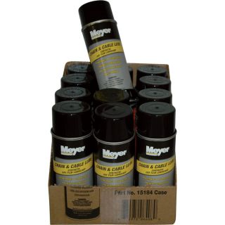 Meyer Chain and Cable Lube   Case of 12 11 Oz. Aerosol Cans, Model 15184