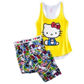 Hello Kitty Juniors PJ Set   Yellow XL(15 17)