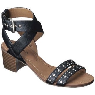 Womens Mossimo Supply Co. Kat Block Heel Sandal   Black 9.5