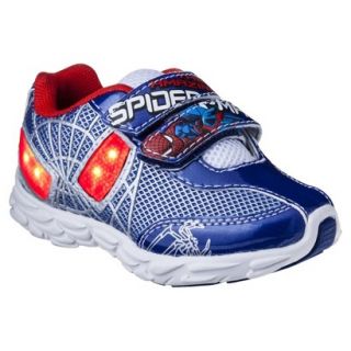 Toddler Boys Spiderman Light Up Sneakers   Blue 7