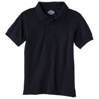 Dickies Boys School Uniform Short Sleeve Pique Polo   Dark Navy 10/12
