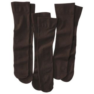 Merona Womens 3 Pack OpaqueTrouser Socks   Assorted Colors