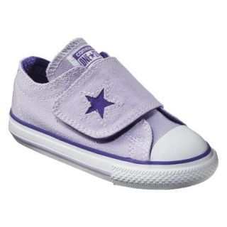 Toddler Girls Converse One Star One Strap Sneaker   Purple 6