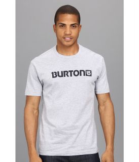 Burton Logo Horizontal S/S Tee Mens Short Sleeve Pullover (Gray)