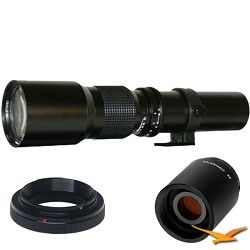 Rokinon 500P   500mm f/8.0 Telephoto Lens for Samsung NX with 2x Multiplier