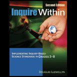 Inquire Within  Implementing Inquiry Based Science Standards in Grades 3 8