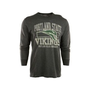 Portland State Vikings 47 Brand NCAA Stacked Long Sleeve Scrum T Shirt