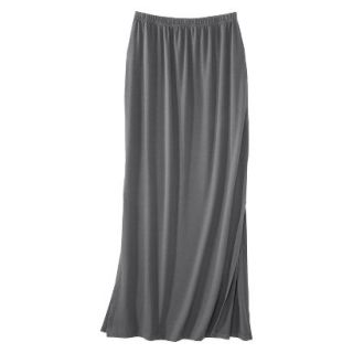 Mossimo Petites Tie Waist Maxi Skirt   Gray LP