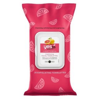 Yes To Grapefruit Brightening Facial Towelettes   25 Ct