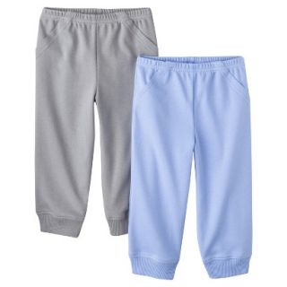 Just One YouMade by Carters Infant Boys 2 Pack Pant   Grey/Blue NB