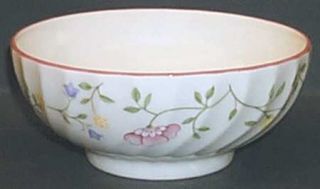 Johnson Brothers Summer Chintz (Made In England/Earthenw) Oatmeal Bowl, Fine Chi