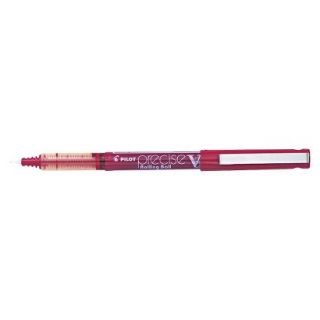 Pilot Precise V5 Roller Ball Stick Pen, Needle Point, 0.5mm Extra Fine   Red