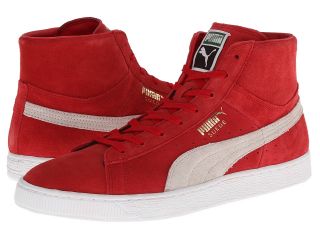 PUMA Suede Mid Classic+ Mens Shoes (Red)
