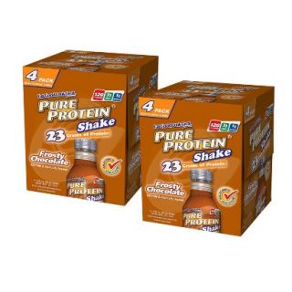 Pure Protein Frosty Chocolate Shake 12 oz   8 Bottles