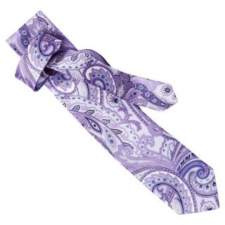 Merona Mens Paisley Print Lilac Tie