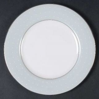 Royal Doulton Etoile Platinum Accent Luncheon Plate, Fine China Dinnerware   Mon