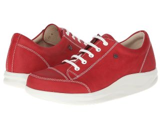 Finn Comfort Ikebukuro Womens Lace up casual Shoes (Red)