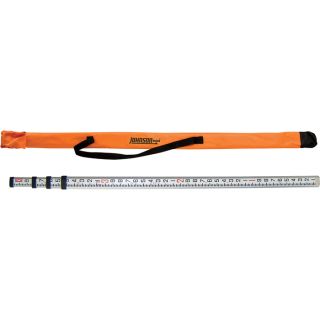 Johnson Level & Tool Aluminum Grade Rod   16ft., Model 40 6320