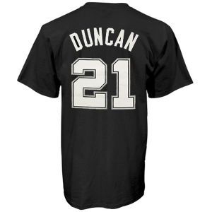 San Antonio Spurs Tim Duncan Profile NBA Youth Name And Number T Shirt