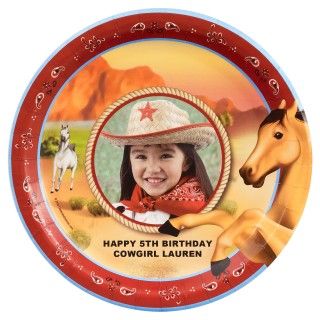 Horse Power Personalized Dinner Plates