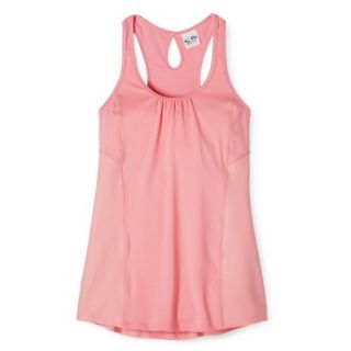 C9 by Champion Womens Sleeveless Keyhole Tank With Inner Bra   Pink Bow XXL
