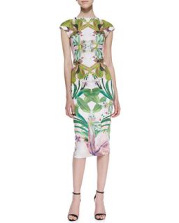 Womens Safiya Jungle Orchid Print Cocktail Dress   Ted Baker