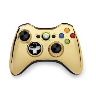 Xbox 360 Wireless Controller   Gold Chrome (Xbox 360)
