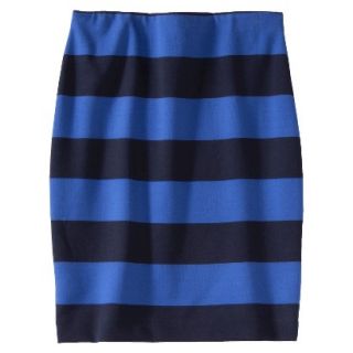 Merona Womens Stripe Pencil Skirt  Xavier Navy XXL