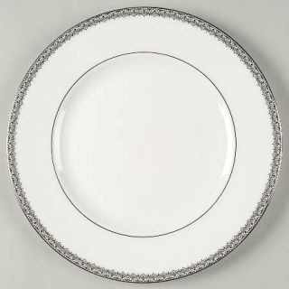 Lenox China Lace Couture Dinner Plate, Fine China Dinnerware   Silver Design