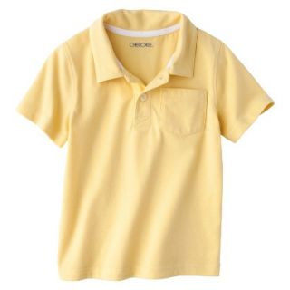 Cherokee Infant Toddler Boys Short Sleeve Polo Shirt   Yellow 2T