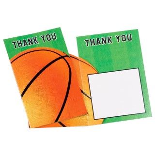 Basketball Fan   Thank You Notes