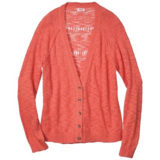 Mossimo Supply Co. Juniors Plus Size Long Sleeve Cardigan Sweater   Orange 2