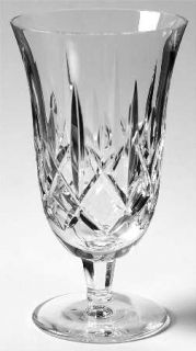 Waterford Mourne Iced Tea   Vertical/Crisscross Cut,Faceted Stem