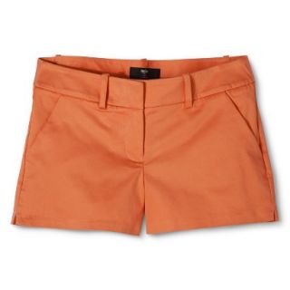 Mossimo Womens 3.5 Shorts   Orange Truffle 14