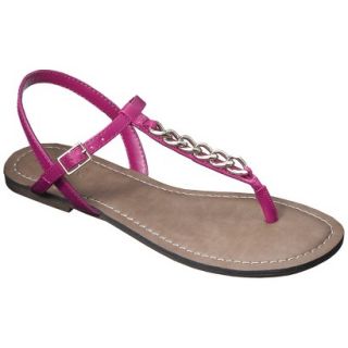 Womens Merona Tracey Chain Sandals   Pink 7