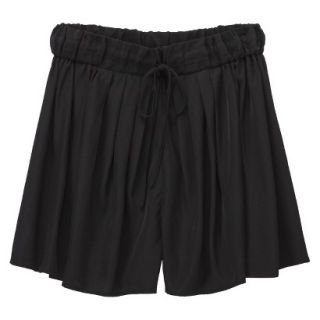 Mossimo Womens 5 Drapey Shorts   Black S