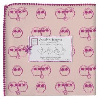 Swaddle Designs Ultimate Receiving Blanket   Pink Owls