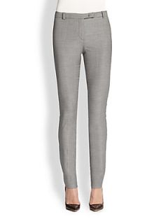 Armani Collezioni Houndstooth Slim Pants   Houndstooth Grey