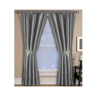 Versailles Rod Pocket Curtain Panel, Gray