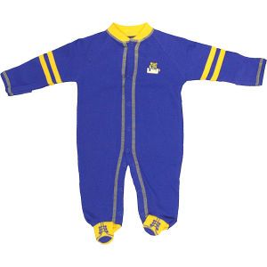 LSU Tigers NCAA Newborn Kicks Footed Romper