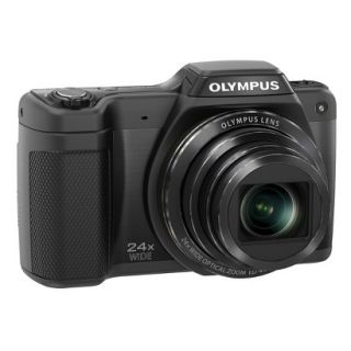 OLYMPUS SZ 15 16MP Digital Camera with 24x Optical Zoom   Black