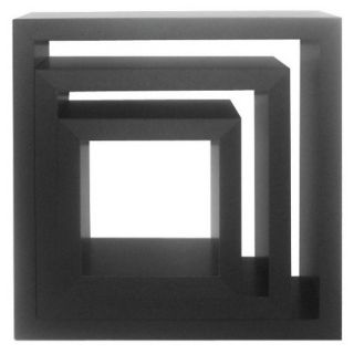 Wall Cube Set RE Cube Shelf   Black
