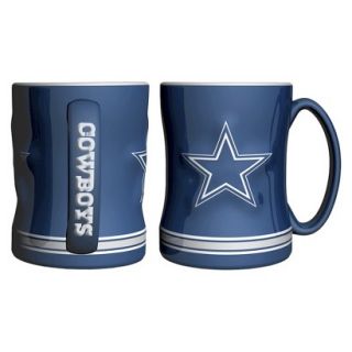 Boelter Brands NFL 2 Pack Dallas Cowboys Relief Mug   15 oz