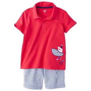 Just One YouMade by Carters Toddler Boys 2 Piece Set   Red/Light Blue 5T